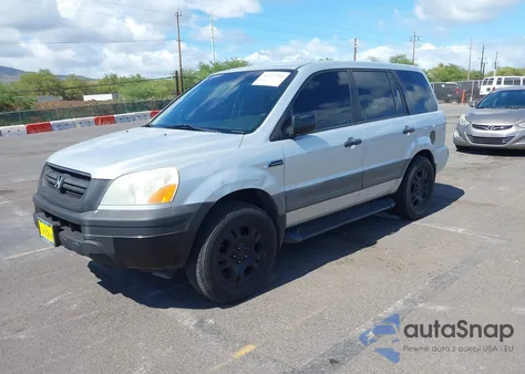 2004 Honda Pilot Lx из США, поврежденный, VIN 2HKYF18154H582903